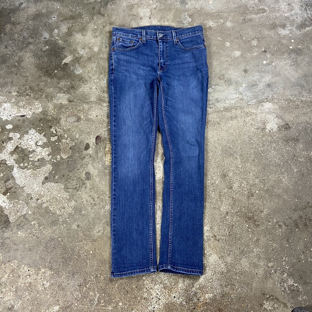 Levi's 511 Jeans Size 33x32 Blue Denim Medium Wash Slim Fit Casual Wear